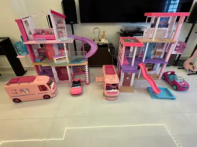 Two Dream houses barbie houses