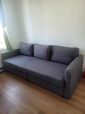 Grey 3-Seater Sofa in Good Condition