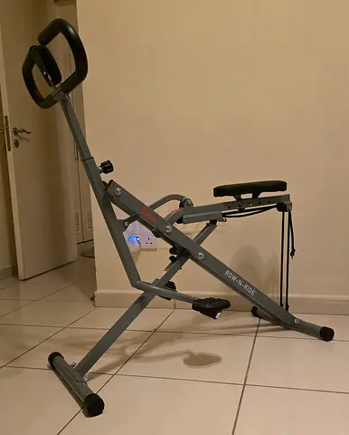 Sunny Health  Fitness Row-N-Ride Squat Assist Trainer