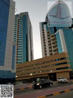 One bedroom and living room apartment for annual rent in Ajman, Orient Towers, asking price 34,000 A
