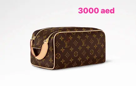 Authentic Louis Vuitton Monogram Toilet Dopp kit pouch