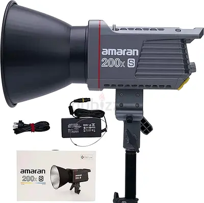 Aputure 200x Professional Cinema Light + Neewer Softbox | Ready for Studio Use