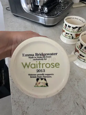 Emma Bridgewater Waitrose 2013 Milk Mug (set available) set of 3