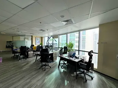 Ready Office | Furnished & Partitioned | High Floor | Near Metro