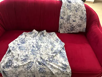 Floral Print Long Sleeve Shirt with Matching Trousers