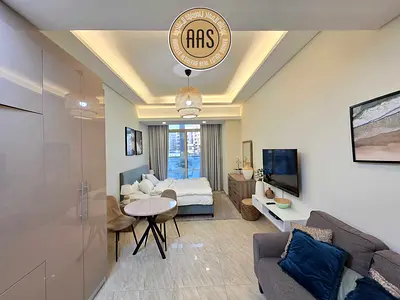 Fully furnished studio | rent 47,990 AED | in 4 payments | in arjan dubai