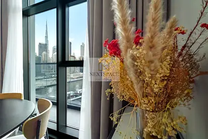 Beautiful | Fully Furnished 1 Bedroom | partial lake plus burj khalifa view | Business Bay