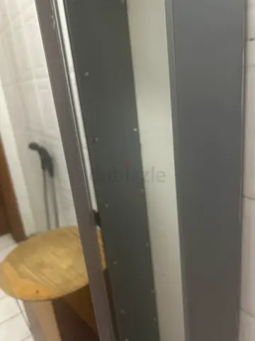 Dark grey wardrobe/armoire in good condition