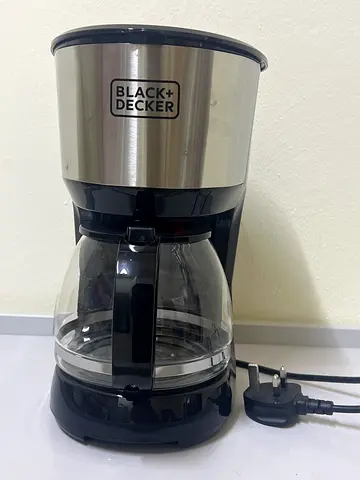 Black  Decker 12-cup Drip Coffee Maker - Stainless Steel, Good Condition