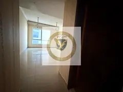 One-bedroom apartment with living room in Al Khan, free parking, gym, and swimming pool. Prime and l