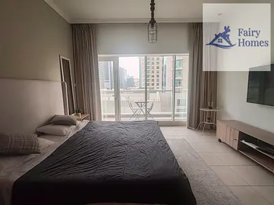 Furnished Studio | Balcony | Downtown City View | Burj Al Nujoom