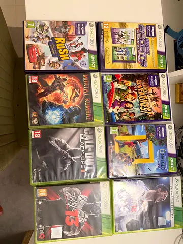 Bundle of 8 Xbox 360 Games with Kinect titles – mixed (per game) or if you take all special price