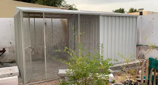 In and out door cat cage