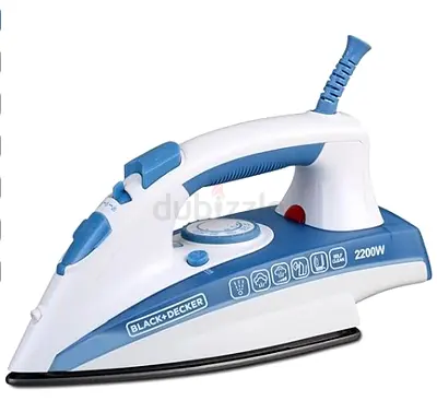 Black+Decker 2200W Steam Iron - New, never used