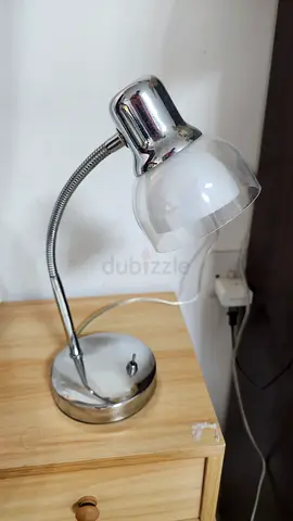 Small Chrome Flexible Wall Reading Light - Used