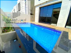 Villa for sale in Ajman, Al Helio 2 area. The villa consists of 4 master bedrooms, a majlis, a hall