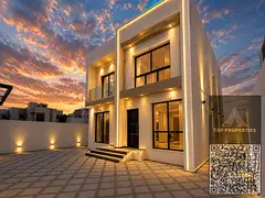 Luxury 3-bedroom villa with a roof terrace for sale in Al Zahia, Ajman | Freehold ownership for all