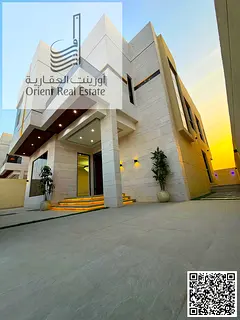 Villa for sale in Ajman, Al Helio 2 area, including registration and ownership fees, consisting of