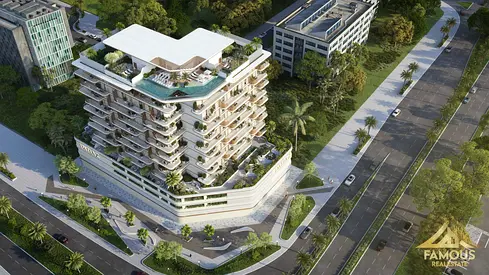 Coastal Elegance: Premium 2-Bedroom Apartment in Sunset Bay Grand, Dubai Islands.