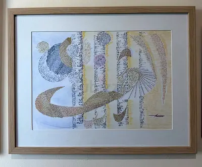 Original Fadi Balhawan Artwork – The Prophet (2023) | Hand Signed | COA Included + Original Book