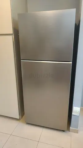 Stainless Steel Top-Freezer Refrigerator - Good Condition
