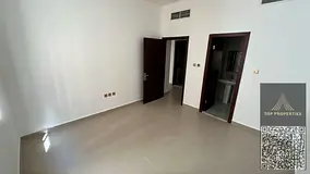 For annual rent: A distinctive one-bedroom apartment in Al Muwaihat 3. The bedroom is a master suite
