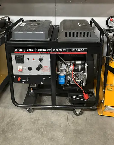 Used 13kW Diesel Generator - Model UP15000C, 220V