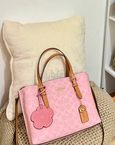 COACH Mollie Tote Bag 25 In Signature Powder Pink