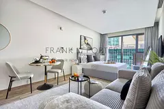 Stylish Studio with Partial Burj view - Business Bay | Ideal for Mid - Term Rental, Monthly &amp; We