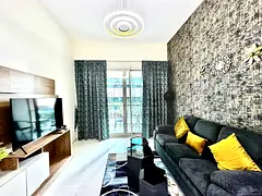 Upgraded 1BR +Maid Furnished| 5 Min Metro.