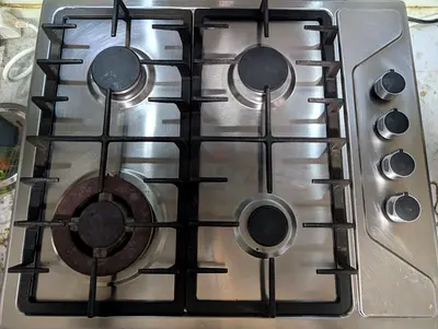 Geepas Stainless Steel 4-Burner Built-in Gas Hob - Used