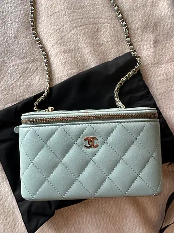BRAND NEW CHANEL MAKE UP BAG ALMOND