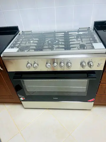 Haier 5 Burner Gas Cooker with Oven