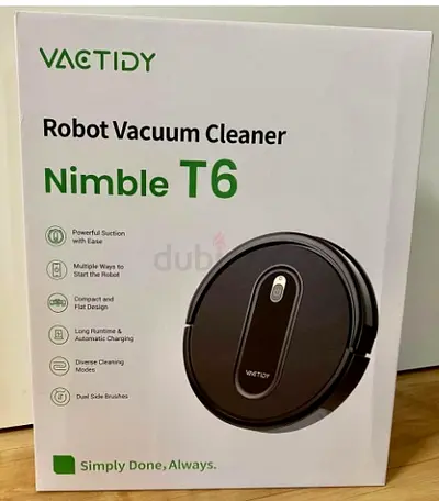 Vactidy Nimble T6 Robot Vacuum Cleaner - Brand New Boxed