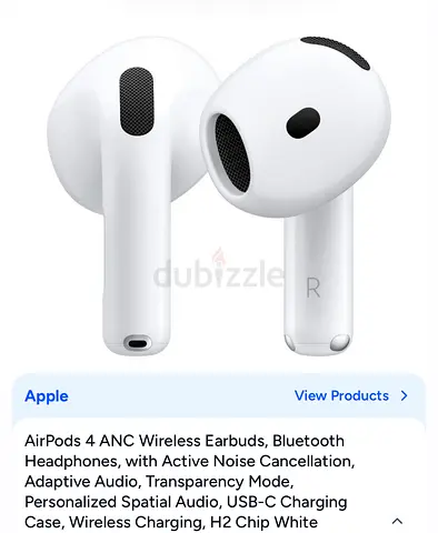 Apple AirPods 4 ANC Wireless Earbuds