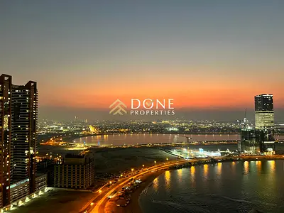 Stunning Sea View 3bhk+maid with all amenities 2 Parking All rooms with wardrobes