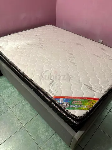 Queen Size Bed (Hydraulic) with Mattress