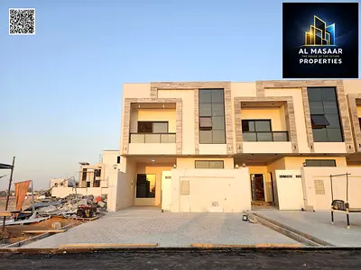 Luxury villa in Al Helio, with a down payment ranging between 15% and 20% | 4 master bedrooms, registration fees included, freehold ownership for all