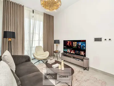 Partial Burj Khalifa View | Business Bay • 1BR Apt