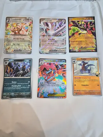 Collection of 6 Pokémon TCG Rare  Holo Cards - ex Mixed Set