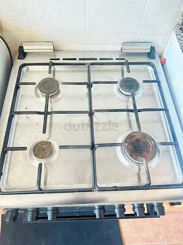 DAEWOO Used 4-Burner Gas Stove Top Cooker - Stainless, Needs Cleaning and ready