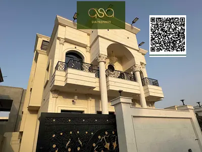 For Sale Luxury Villa 5 Rooms With Built-In Wardrobe, Rooftop, Maid's Room On Best Location Of Ajman!
