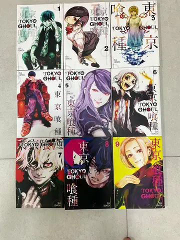 Tokyo Ghoul Manga Volumes 1–9 Complete Set | Very Good Condition (can change price)