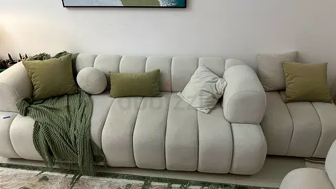 Modern Cream Bubble Modular Sofa
