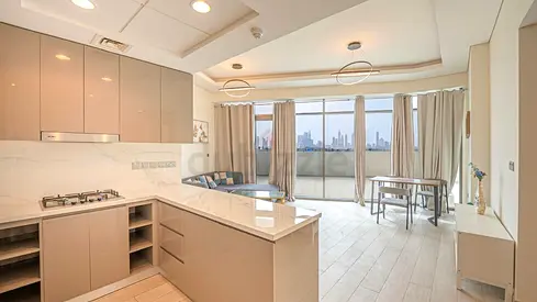 1 Bed room with huge terrace modular kitchen