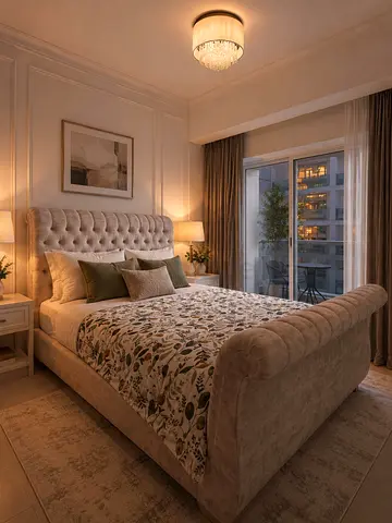 Bed frame without mattress