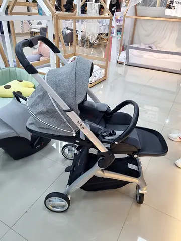 Mila Grey Baby Stroller plus CarSeat