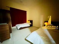 Luxurious two-bedroom apartment with a living room, fully furnished with brand new, high-end furnitu