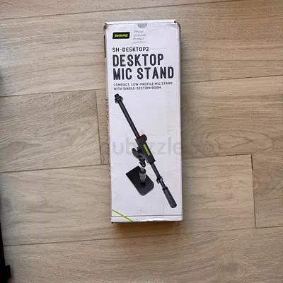 Shure SH-Desktop2 Desktop Mic Stand - Brand New in Box