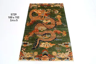 100x152 cm Asian Dragon Design Rug wool afghan handmade carpet door mat bedroom rug